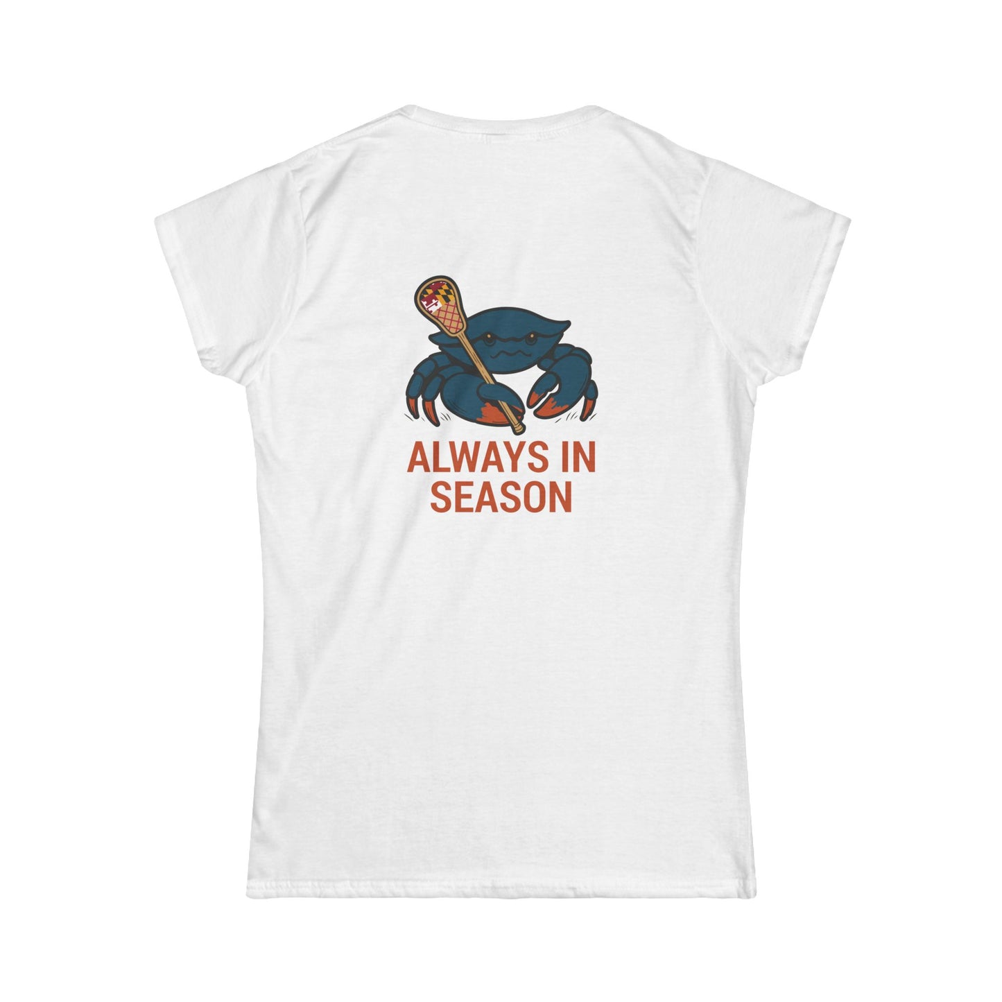 LAX Broettes Always in Season – Women’s Tee (Maryland Flag Edition)