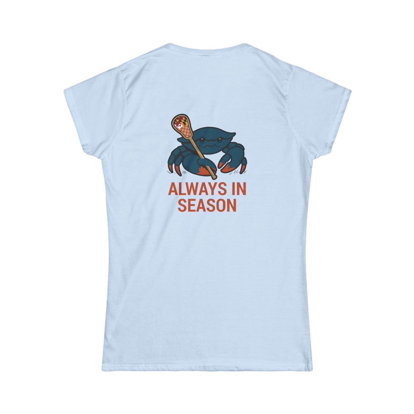 LAX Broettes Always in Season – Women’s Tee (Maryland Flag Edition)